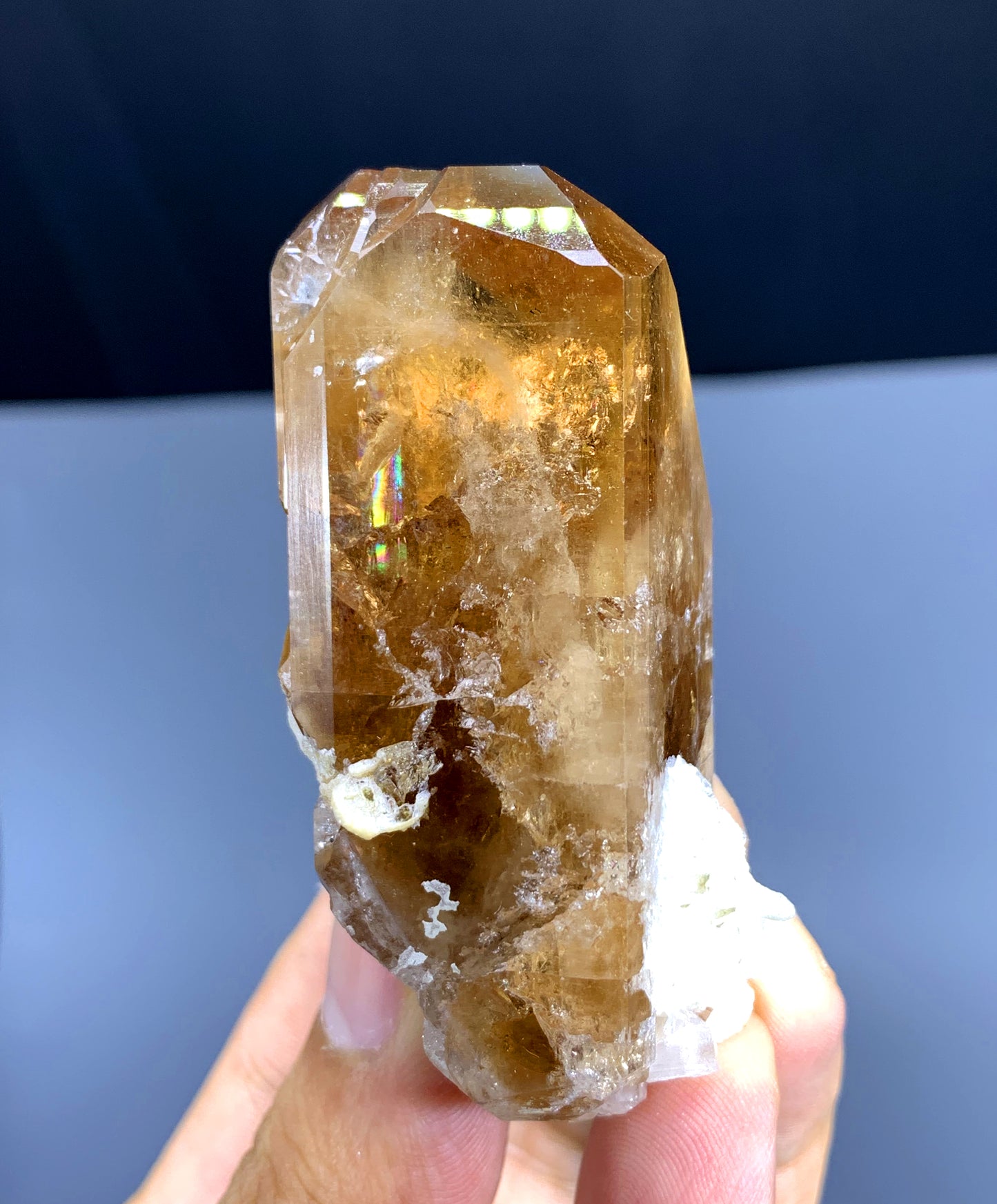 Topaz Crystal with Albite from Skardu Pakistan - 117 gram