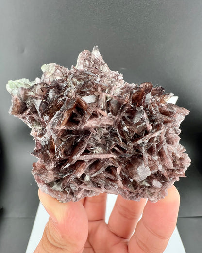 Rare Brown Axinite Crystals Cluster From Skardu Pakistan - 177 Grams