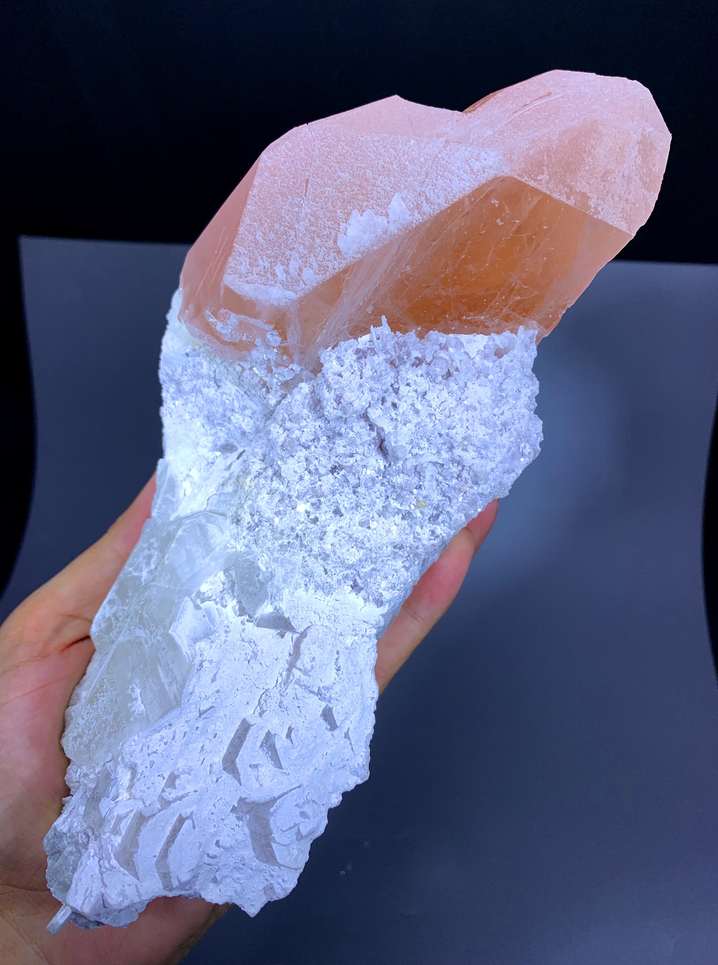 Museum Grade Pink Morganite on Albite Matrix from Afghanistan - 1680 gram