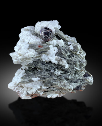 Natural Red Color Garnet Crystal with Star Mica, Garnet Specimen, Raw Mineral, Garnet from Skardu Pakistan - 270 gram