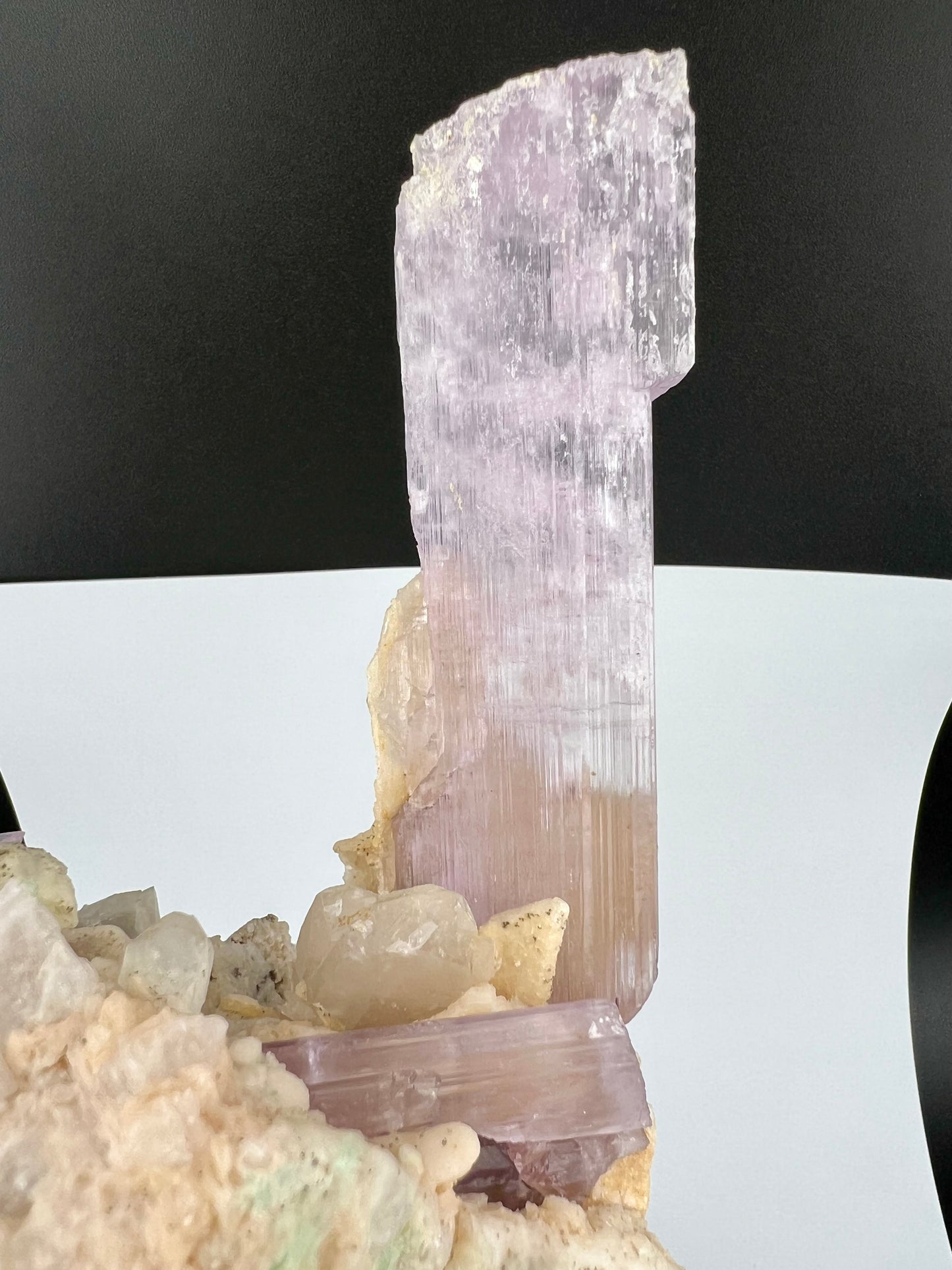 Pink Kunzite Crystal on Matrix From Afghanistan - 745 Grams