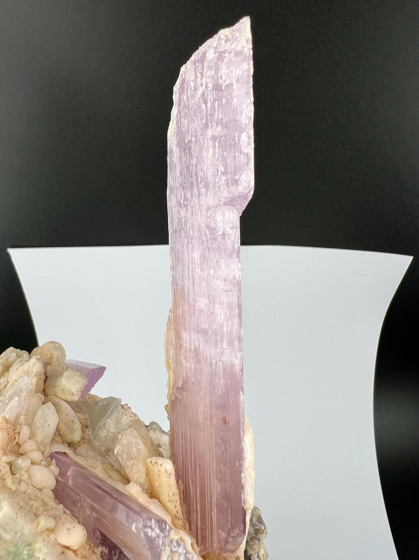Pink Kunzite Crystal on Matrix From Afghanistan - 745 Grams