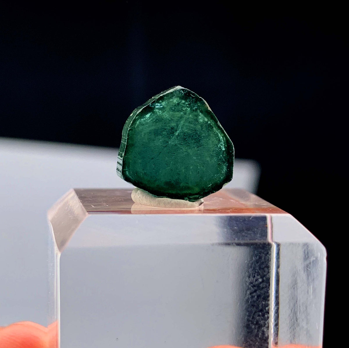 Green Tourmaline Slice from Afghanistan - 6.40 Carats