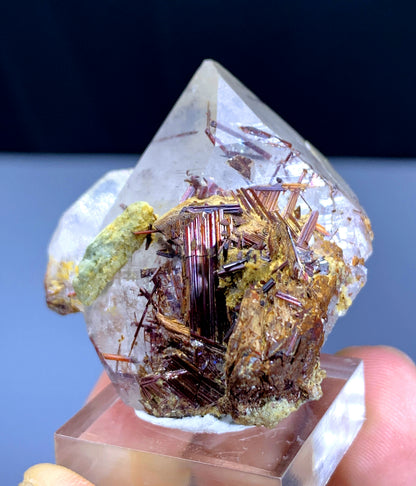 Rare Sagenite Rutile on Quartz from Skardu Pakistan - 30 gram