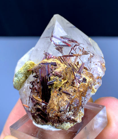 Rare Sagenite Rutile on Quartz from Skardu Pakistan - 30 gram