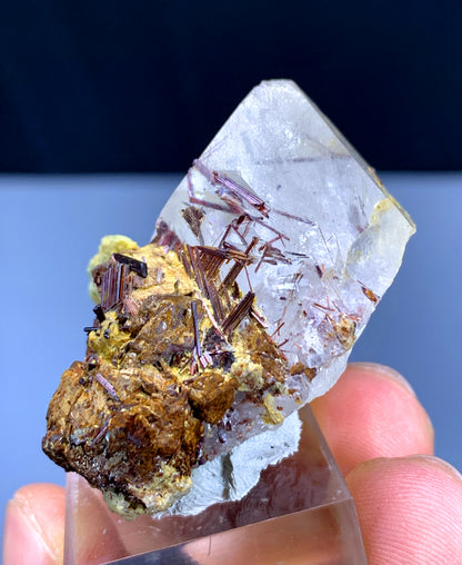 Rare Sagenite Rutile on Quartz from Skardu Pakistan - 30 gram