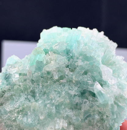 Green Tourmaline Crystals Cluster From Afghanistan - 132 Grams