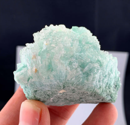 Green Tourmaline Crystals Cluster From Afghanistan - 132 Grams