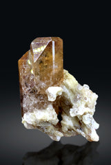 Natural Terminated Topaz Crystal on Albite from Skardu Pakistan - 118 gram