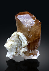 Natural Terminated Topaz Crystal on Albite from Skardu Pakistan - 118 gram