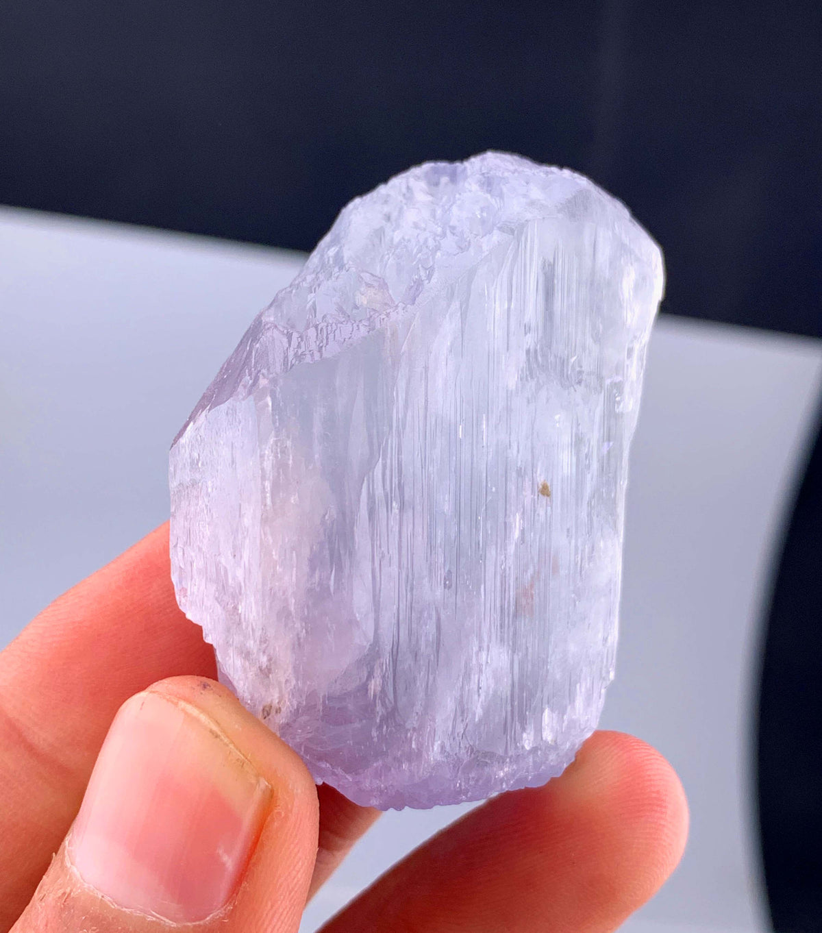 Etched Terminated Purple Kunzite Crystal From Afghanistan - 57 Grams