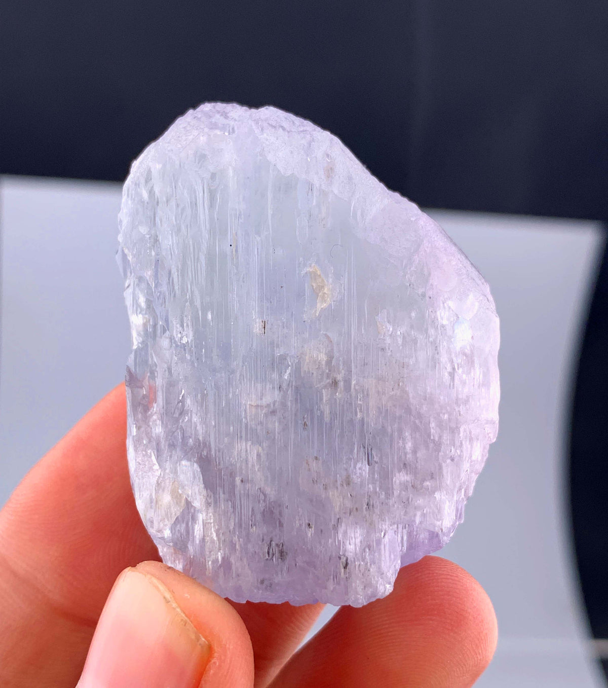 Etched Terminated Purple Kunzite Crystal From Afghanistan - 57 Grams