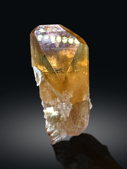 Gemmy Topaz Crystal on Mica from Skardu Pakistan - 43 gram