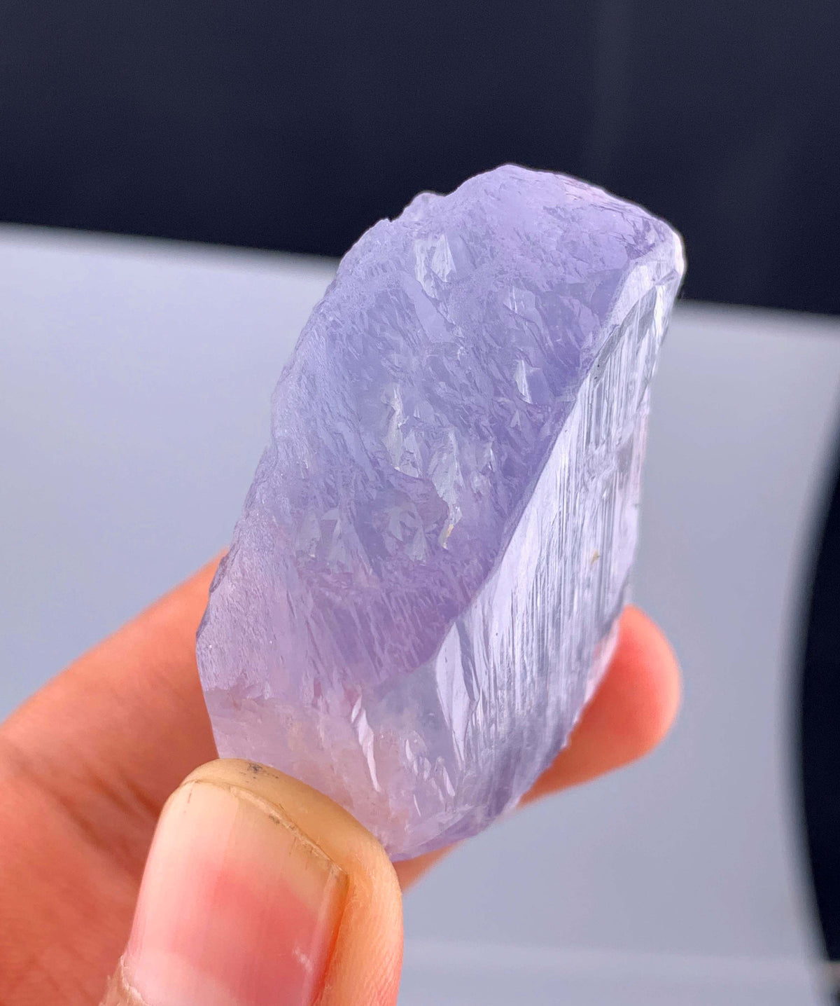 Etched Terminated Purple Kunzite Crystal From Afghanistan - 57 Grams