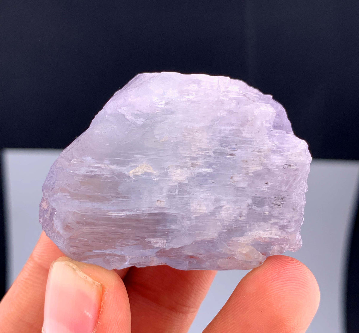 Etched Terminated Purple Kunzite Crystal From Afghanistan - 57 Grams
