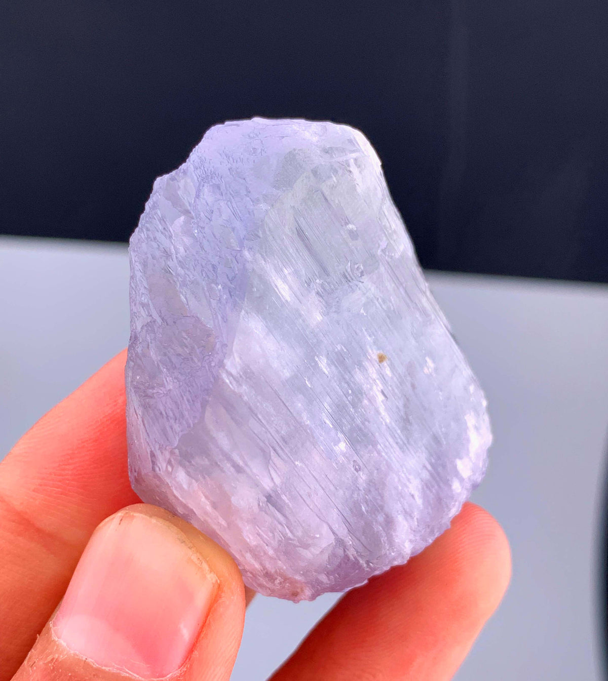 Etched Terminated Purple Kunzite Crystal From Afghanistan - 57 Grams