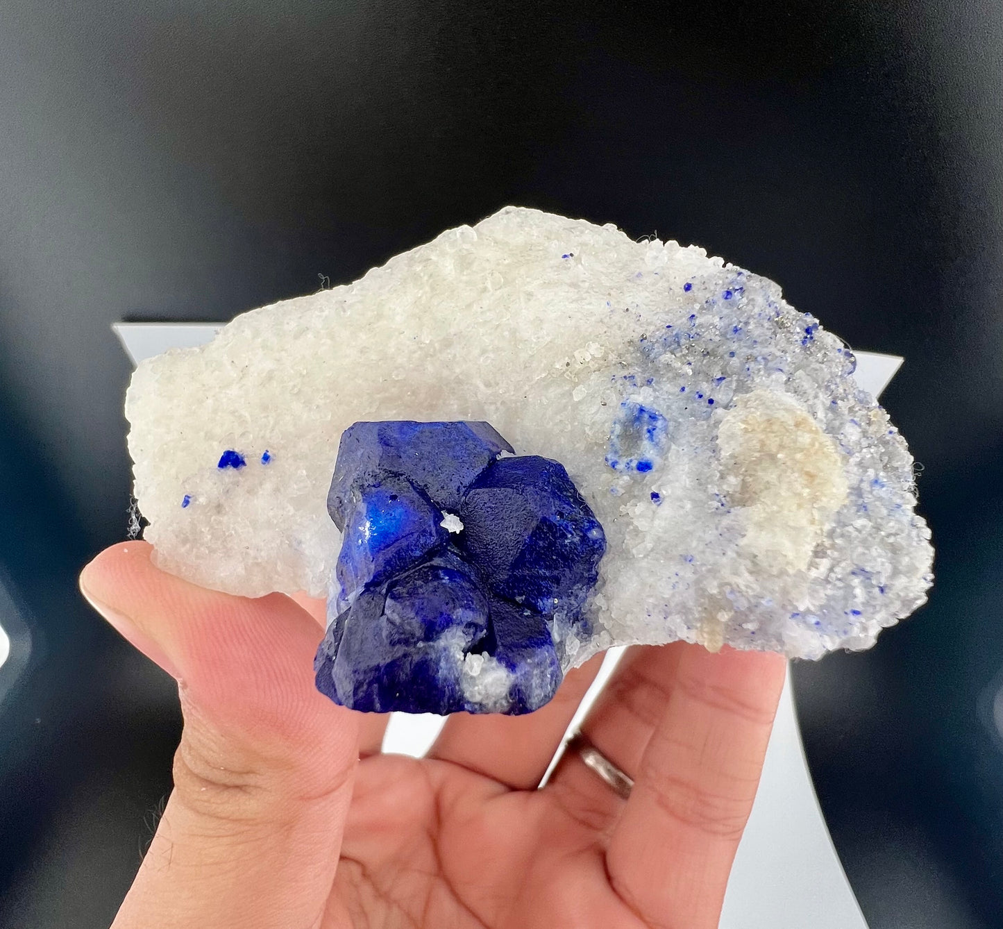 Blue Color Lazurite on Matrix From Afghanistan - 186 Grams