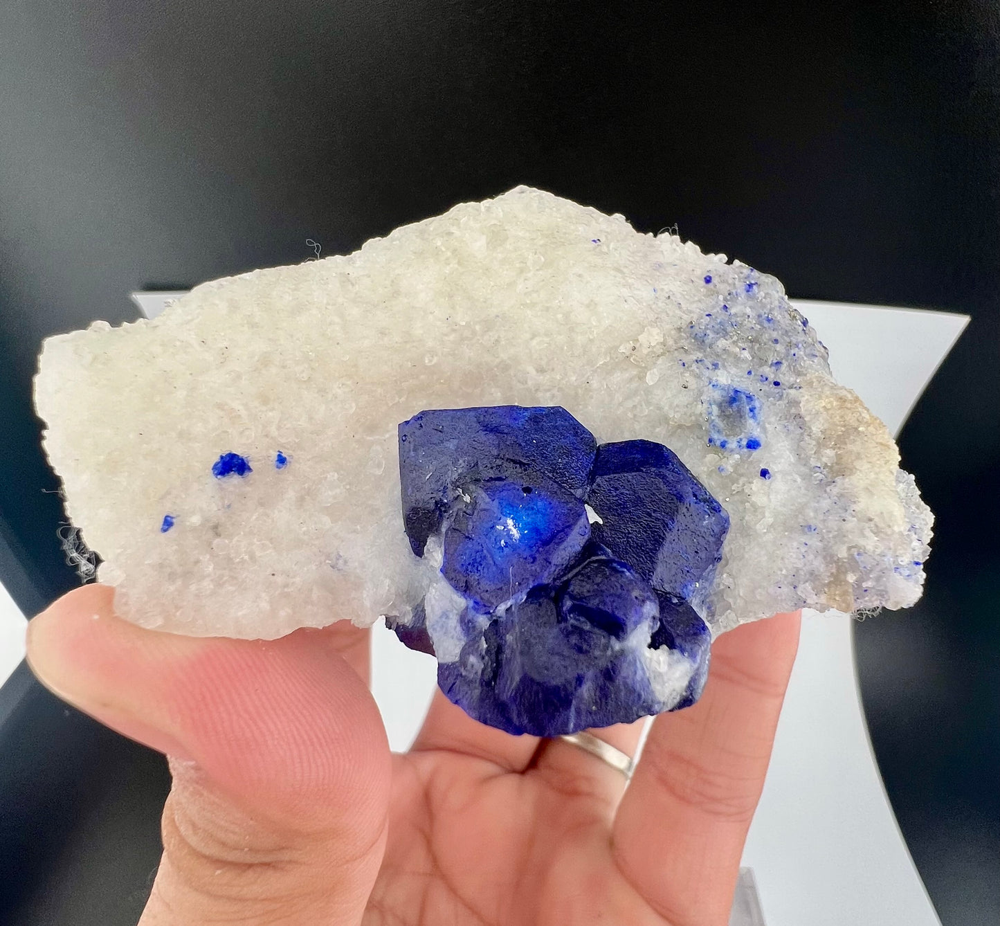 Blue Color Lazurite on Matrix From Afghanistan - 186 Grams