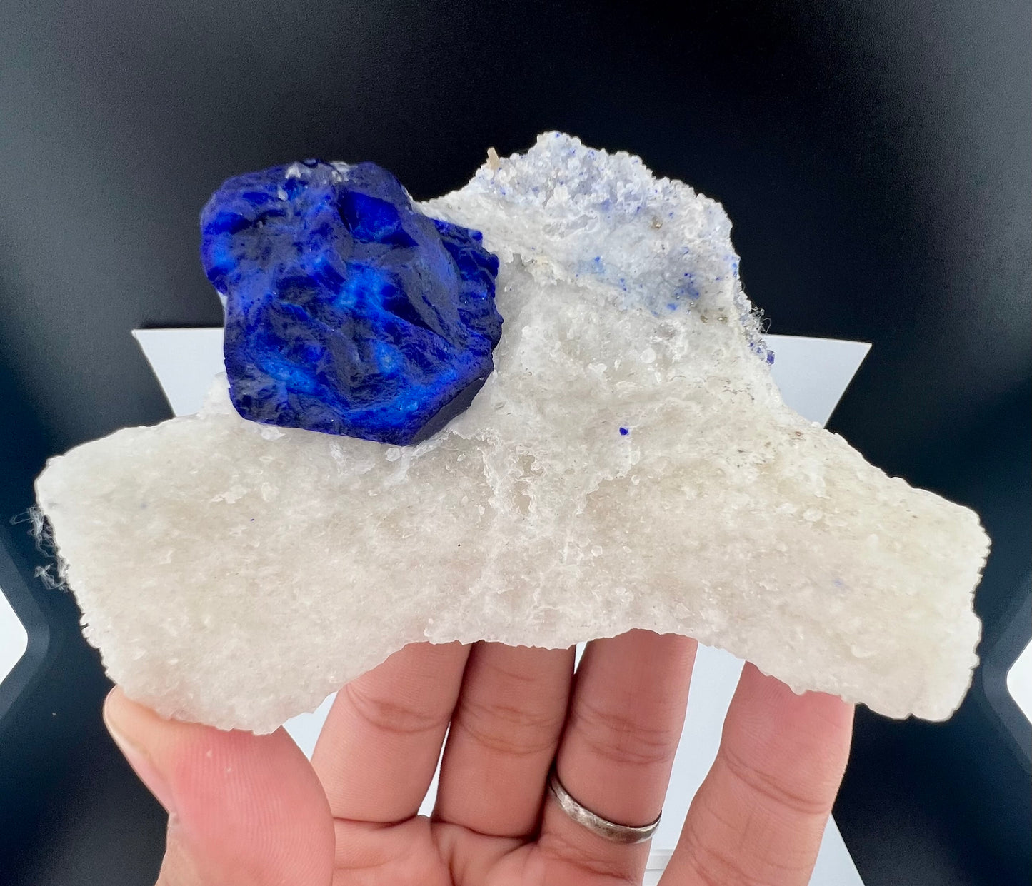 Blue Color Lazurite on Matrix From Afghanistan - 186 Grams