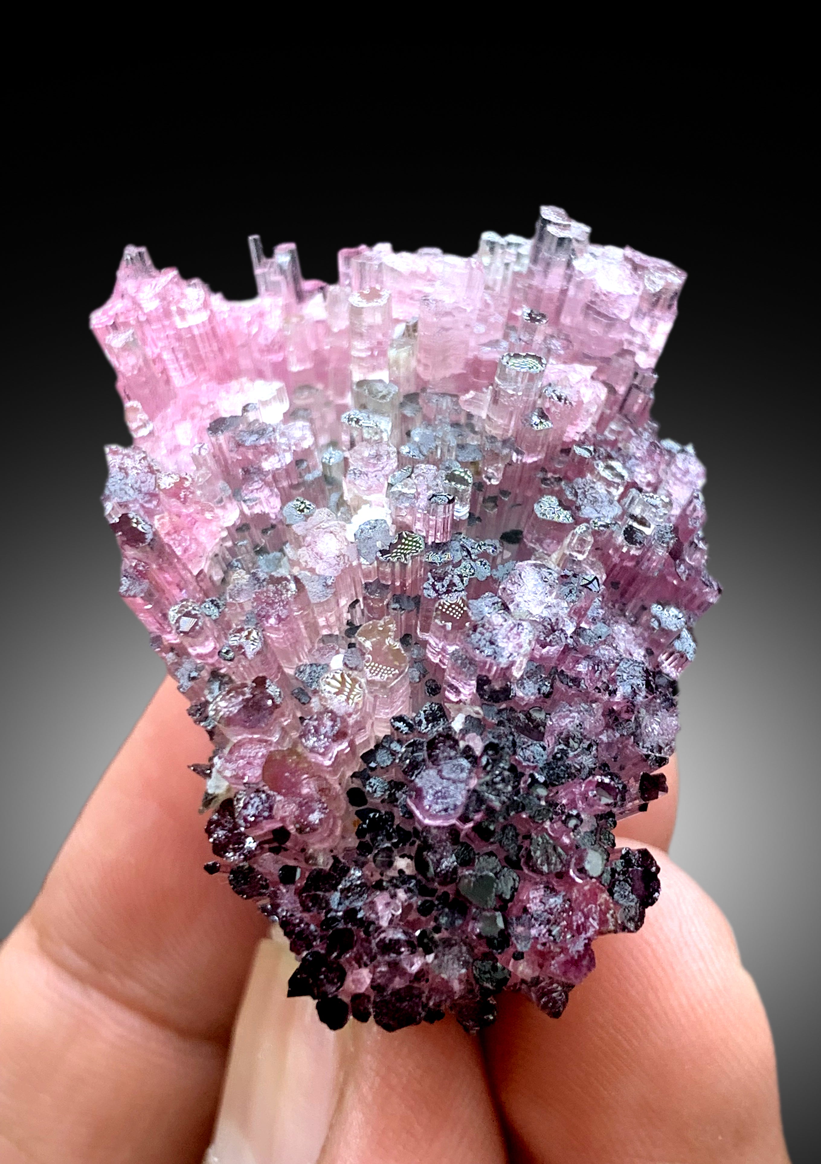 Cotton Candy Tourmaline Bunch from laghman Afghanistan - 50 gram