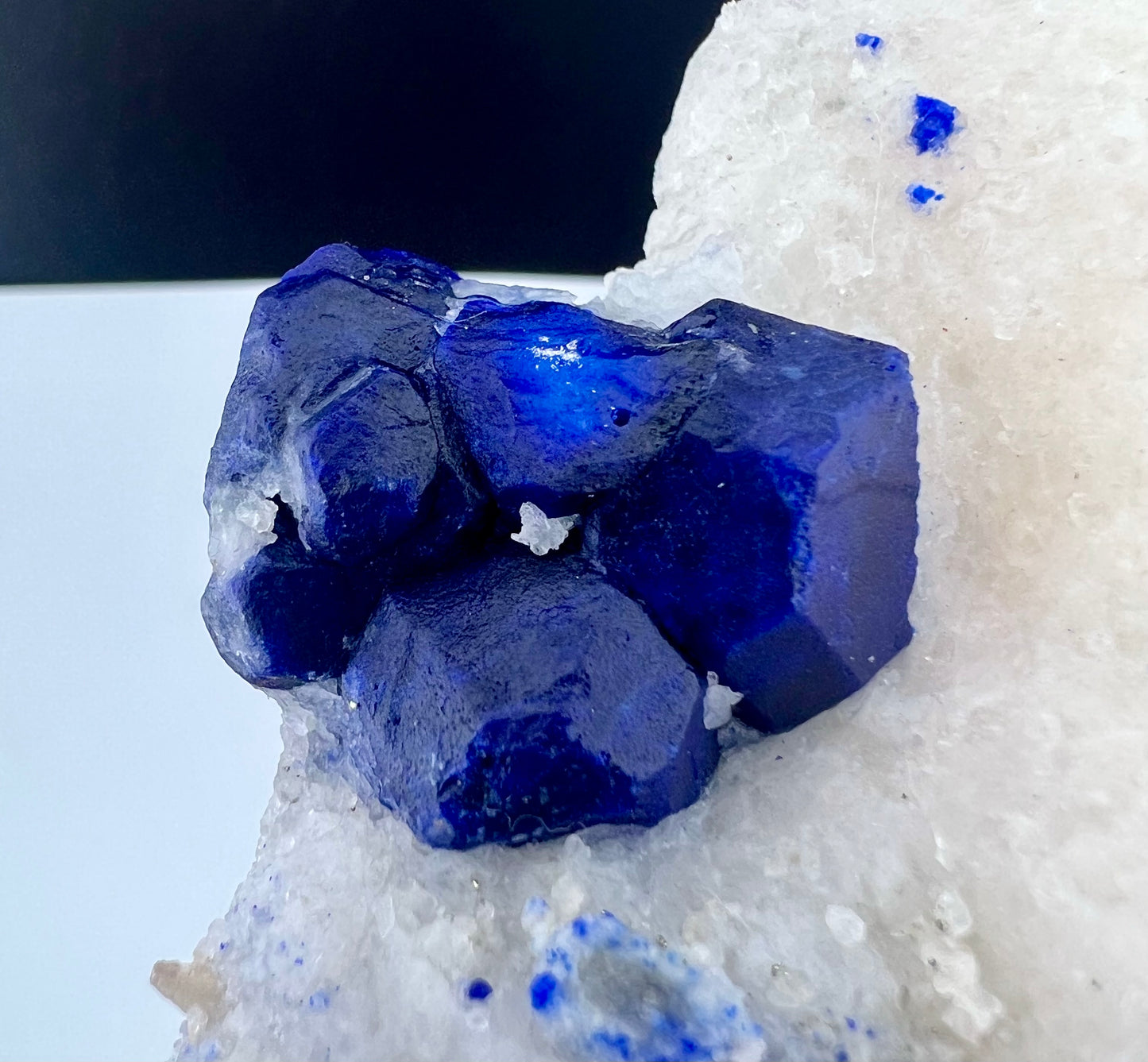 Blue Color Lazurite on Matrix From Afghanistan - 186 Grams