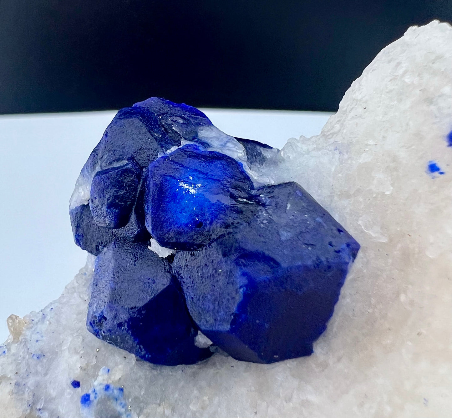Blue Color Lazurite on Matrix From Afghanistan - 186 Grams