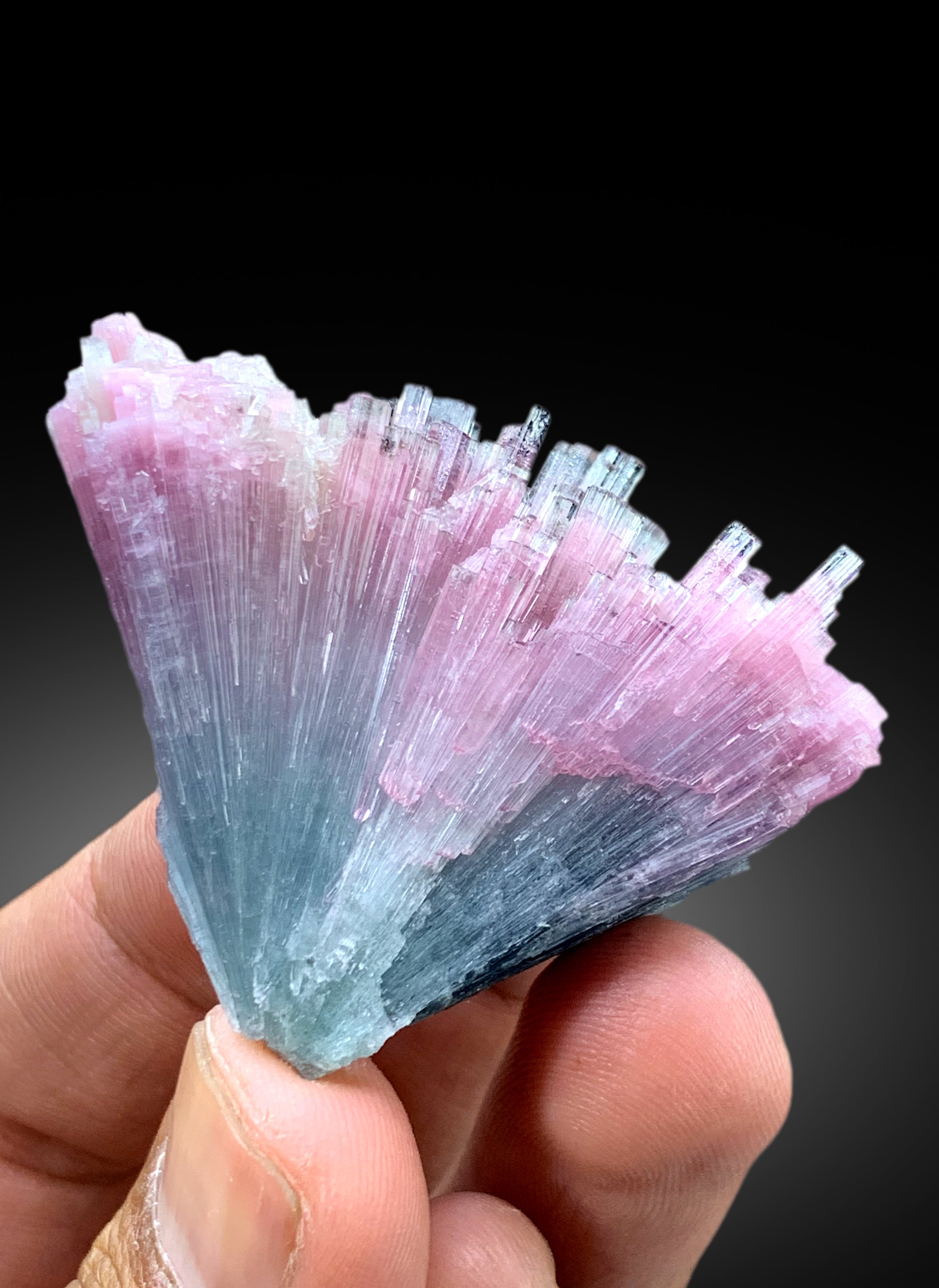 Cotton Candy Tourmaline Bunch from laghman Afghanistan - 50 gram