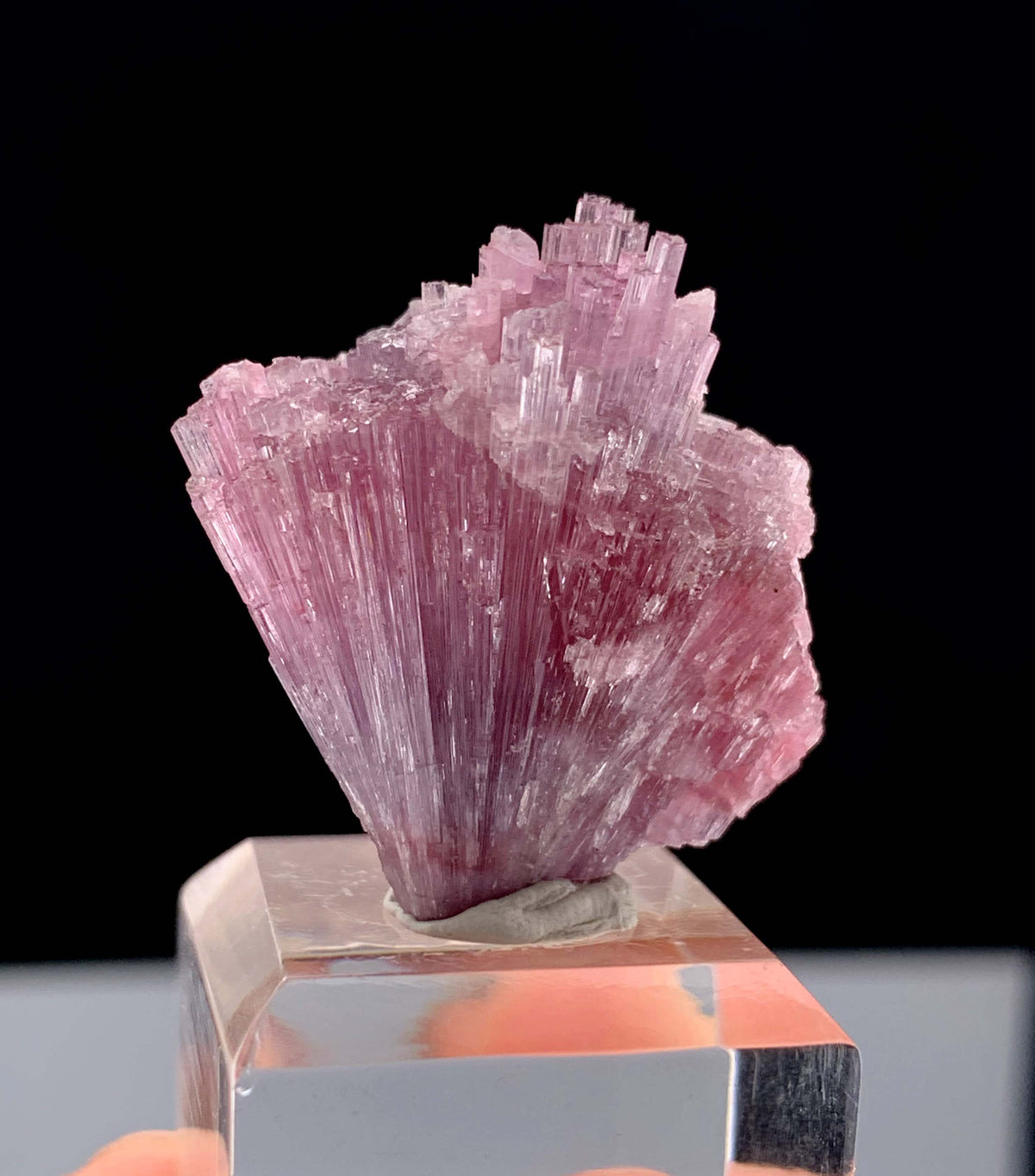 Bi-Color Cotton Candy Tourmaline Cluster From Afghanistan - 12 Grams
