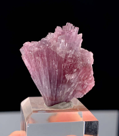 Bi-Color Cotton Candy Tourmaline Cluster From Afghanistan - 12 Grams