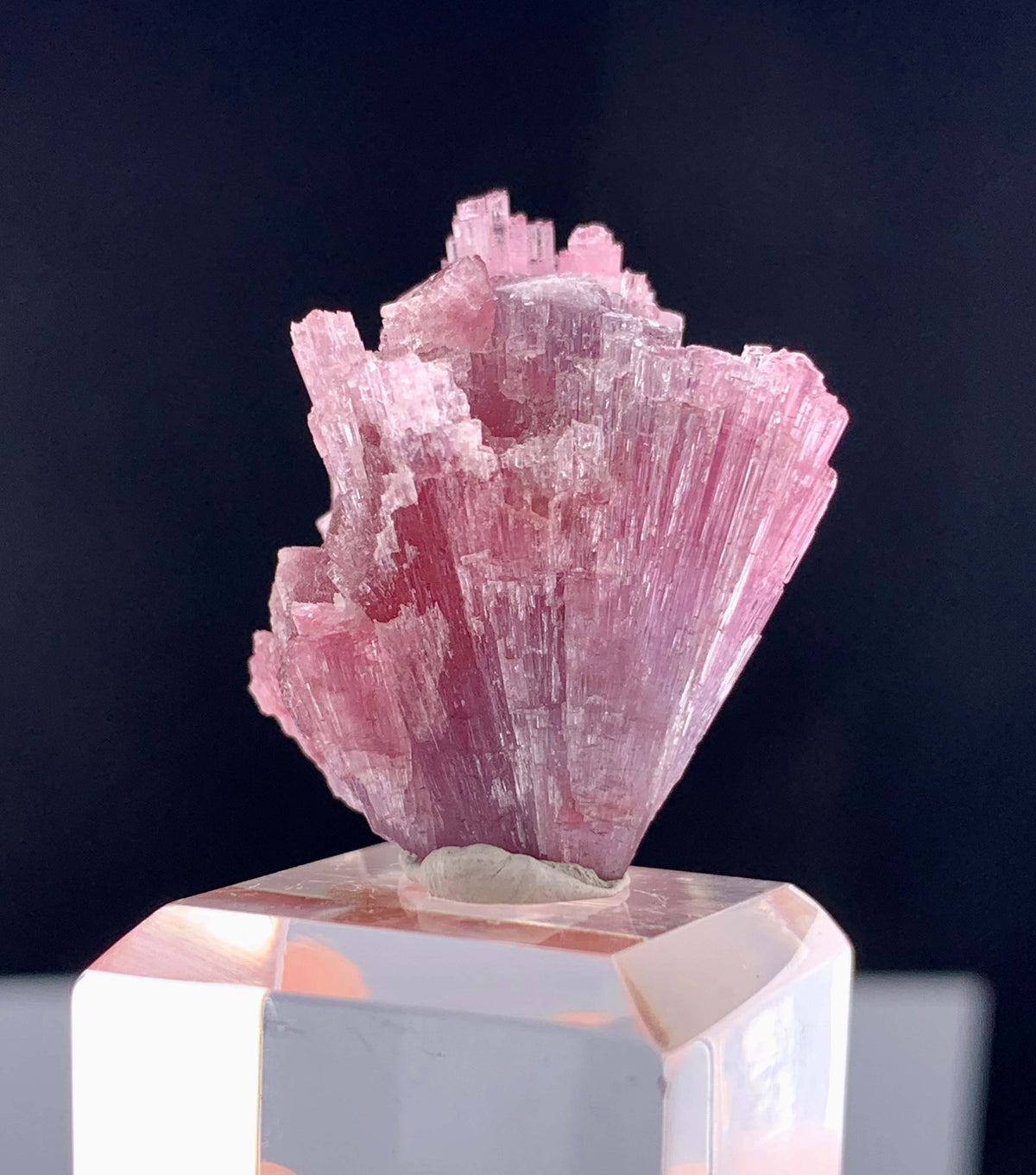 Bi-Color Cotton Candy Tourmaline Cluster From Afghanistan - 12 Grams