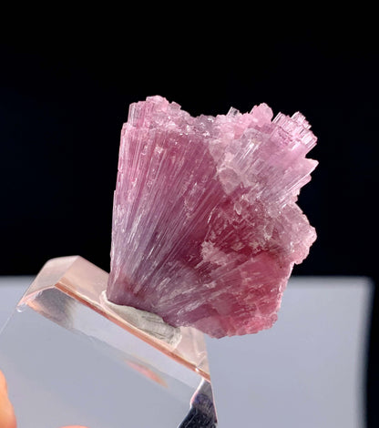 Bi-Color Cotton Candy Tourmaline Cluster From Afghanistan - 12 Grams