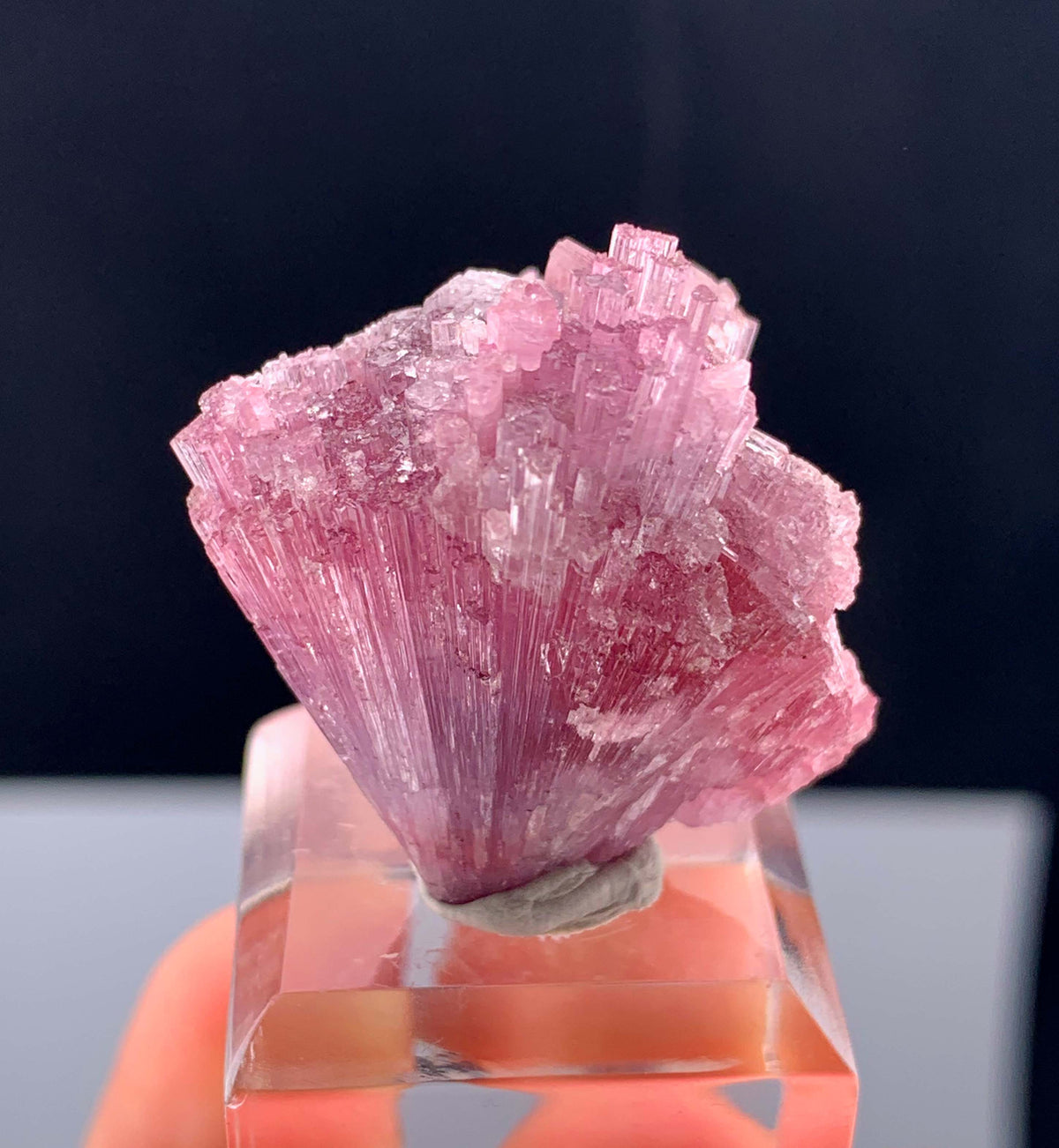 Bi-Color Cotton Candy Tourmaline Cluster From Afghanistan - 12 Grams