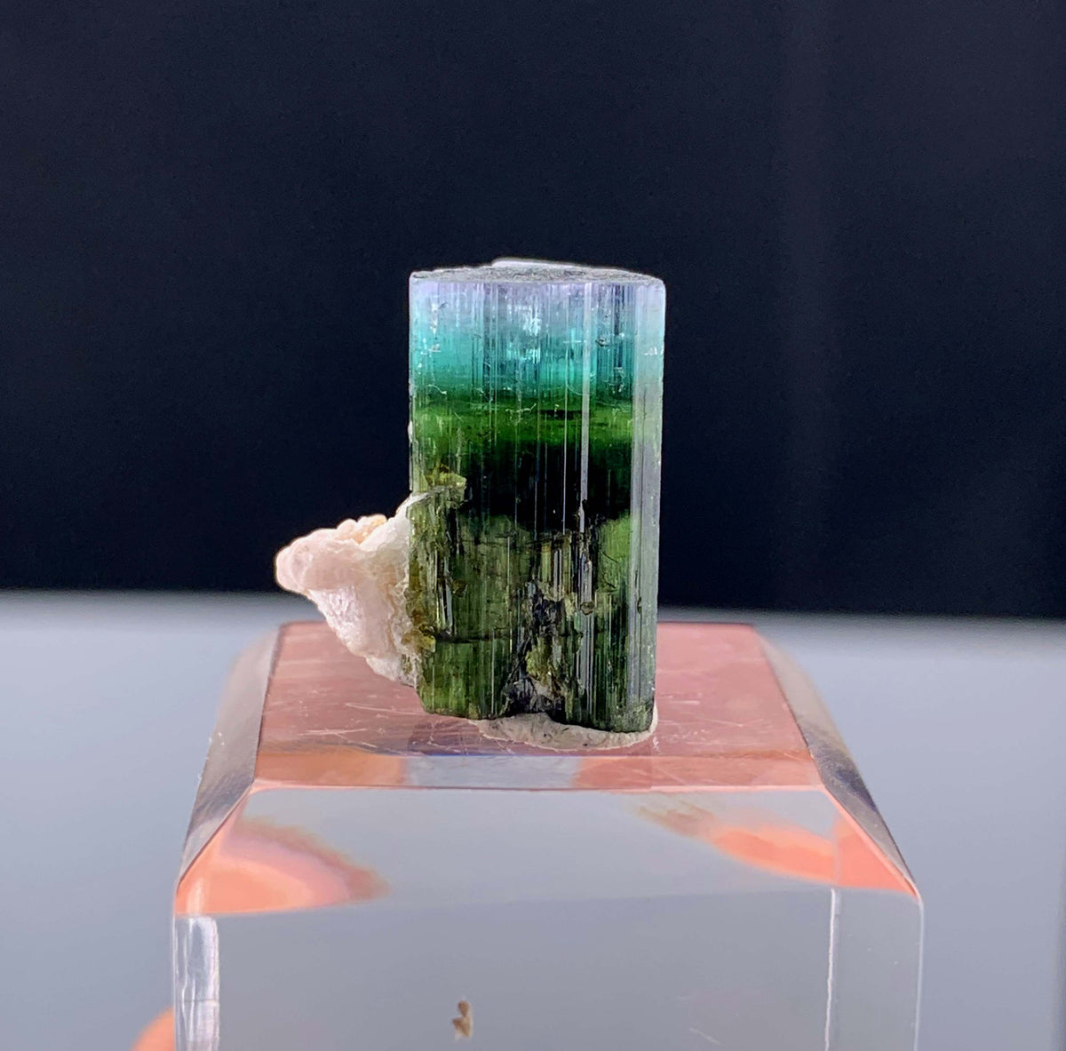 Tricolor Tourmaline Crystal From Pakistan - 13.35 Carats