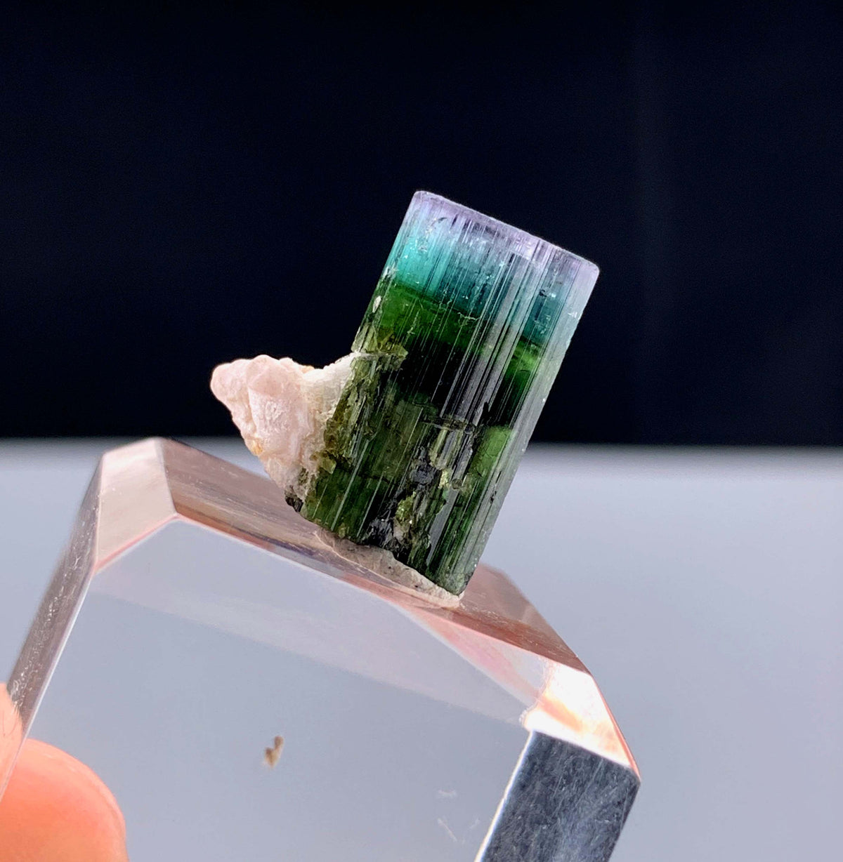 Tricolor Tourmaline Crystal From Pakistan - 13.35 Carats