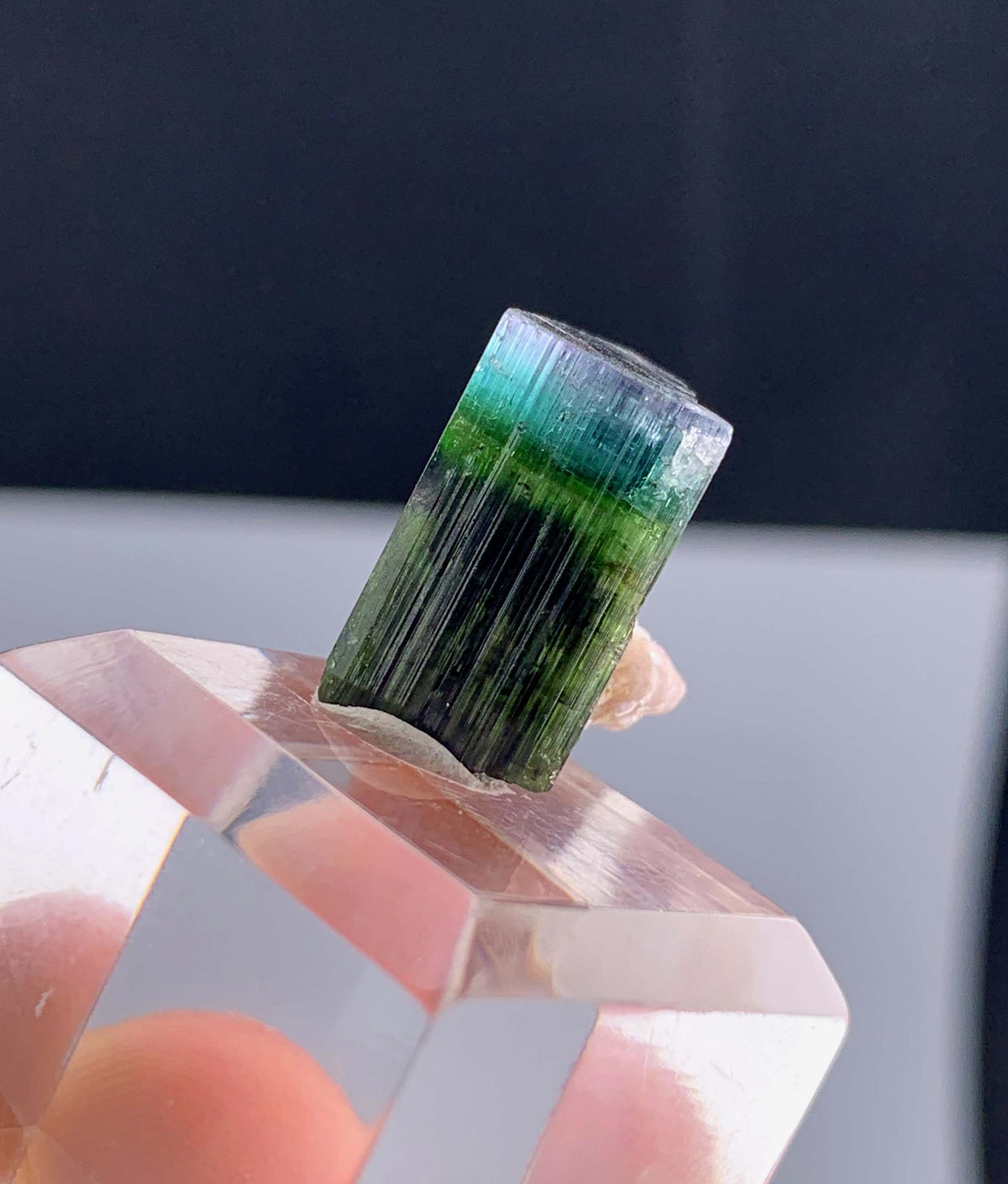 Tricolor Tourmaline Crystal From Pakistan - 13.35 Carats