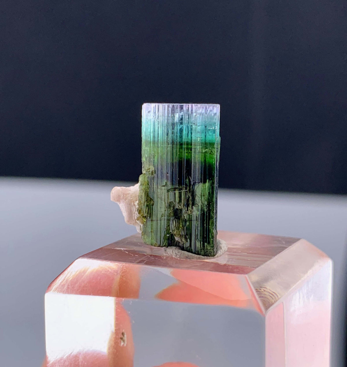 Tricolor Tourmaline Crystal From Pakistan - 13.35 Carats