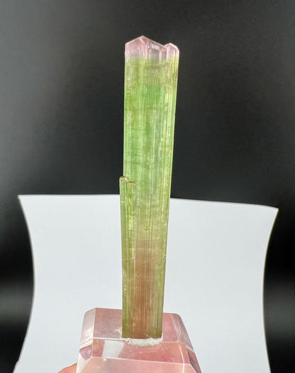 Blue Aquamarine Crystals With Schorl Spray And Feldspar From Pakistan - 92 Grams