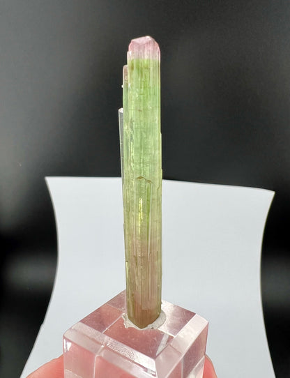 Blue Aquamarine Crystals With Schorl Spray And Feldspar From Pakistan - 92 Grams