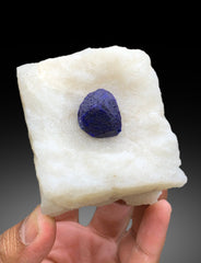 Ink Blue Color Lapis Lazuli on Matrix from Badakhshan Afghanistan - 488 gram