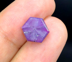 Rare Pink Kashmir Sapphire Trapiche Slice - 4.65 Carats, 11*10*03 mm