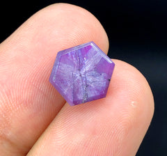 Rare Pink Kashmir Sapphire Trapiche Slice - 4.65 Carats, 11*10*03 mm