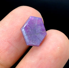 Rare Pink Kashmir Sapphire Trapiche Slice  - 6.60 Carats, 12*10*04 mm