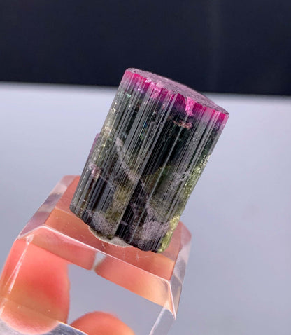 Bi-color Tourmaline Crystal From Afghanistan - 9 Grams