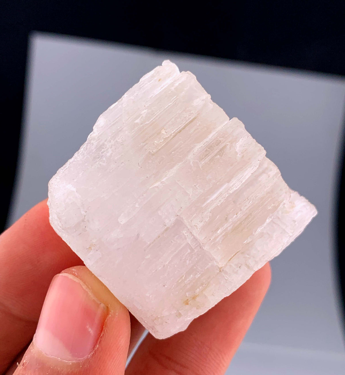 Natural Etched Beryllonite Crystal From Pakistan - 46 Grams