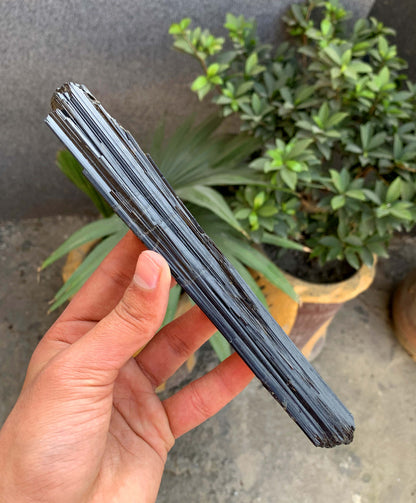 Museum Grade Schorl Black Tourmaline Crystal From Afghanistan - 193 Grams