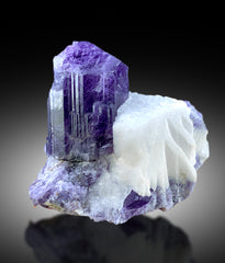 Natural Purple Color Scapolite on Matrix, Scapolite Crystal, Raw Mineral, Scapolite Specimen from Afghanistan - 206 gram