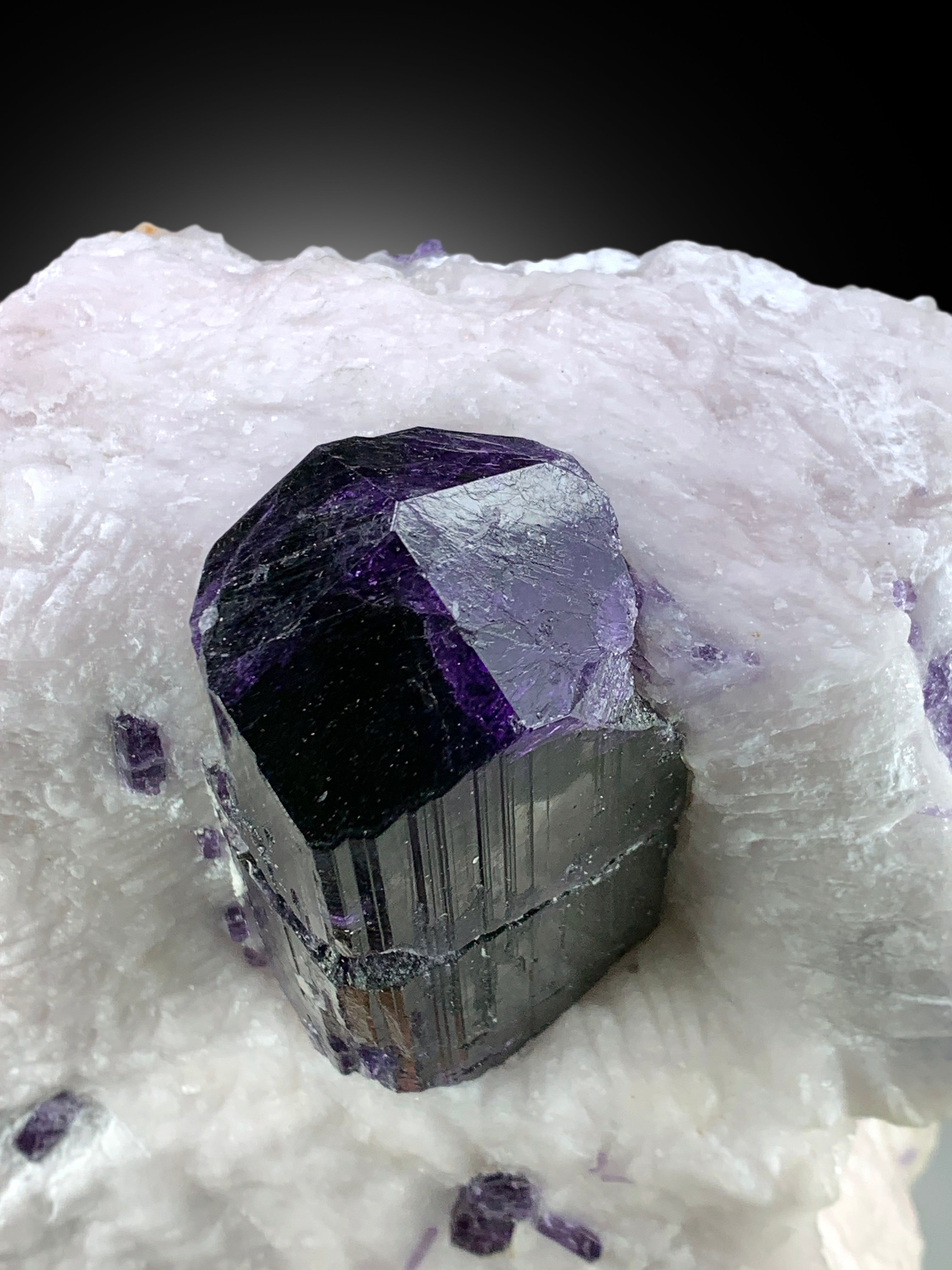 Museum Grade Purple Color Scapolite Crystals on Matrix, Raw Mineral, Scapolite Stone, Scapolite Specimen from Afghanistan - 4110 gram