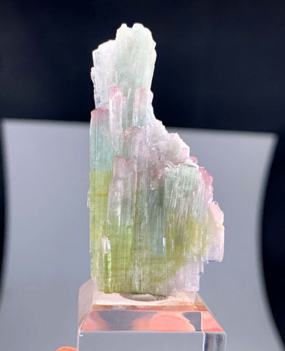 Bi-color Tourmaline Crystal Cluster From Afghanistan - 14 Grams
