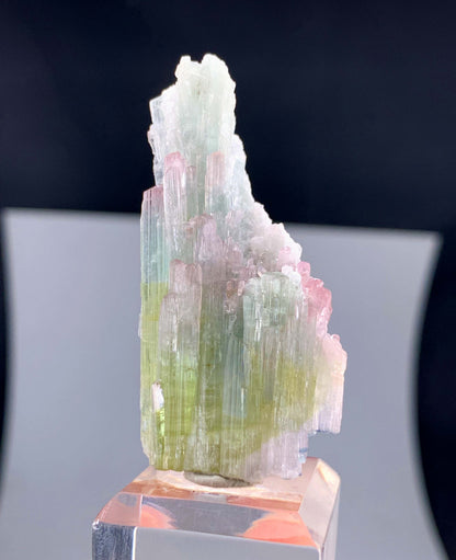 Bi-color Tourmaline Crystal Cluster From Afghanistan - 14 Grams