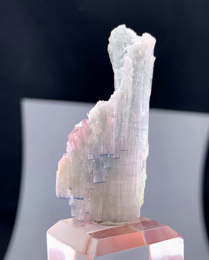 Bi-color Tourmaline Crystal Cluster From Afghanistan - 14 Grams